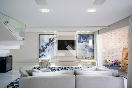 Sala de apartamento à venda com 3 quartos, 180m² em Vila Mussoline, São Bernardo do Campo