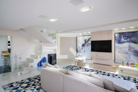 Sala de apartamento à venda com 3 quartos, 180m² em Vila Mussoline, São Bernardo do Campo