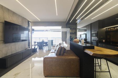 Sala  de apartamento à venda com 3 quartos, 112m² em Tatuapé, São Paulo