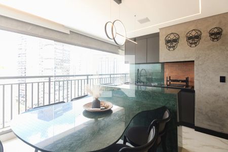 Varanda Gourmet  de apartamento à venda com 3 quartos, 112m² em Tatuapé, São Paulo