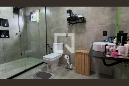 Banheiro da Suíte  de casa de condomínio à venda com 3 quartos, 180m² em Vargem Grande, Rio de Janeiro