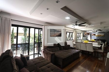 Sala de apartamento à venda com 4 quartos, 135m² em Jardim Bela Vista, Santo André