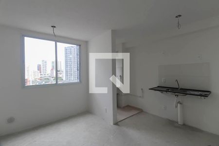 Sala/Cozinha de apartamento à venda com 2 quartos, 38m² em Parque da Vila Prudente, São Paulo