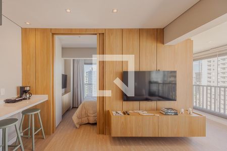 Sala de apartamento à venda com 1 quarto, 44m² em Pinheiros, São Paulo