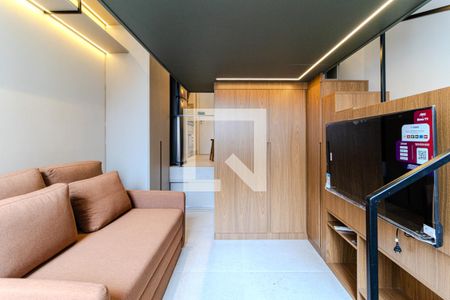 Sala de apartamento à venda com 1 quarto, 28m² em Higienópolis, São Paulo