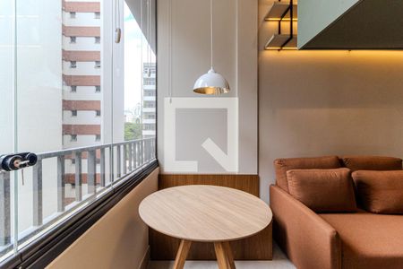 Sala de apartamento à venda com 1 quarto, 28m² em Higienópolis, São Paulo