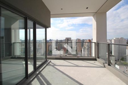 Varanda de apartamento à venda com 3 quartos, 141m² em Indianópolis, São Paulo