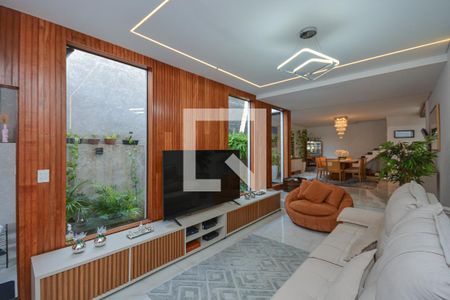 Sala de casa para alugar com 3 quartos, 348m² em Vila Friburgo, São Paulo