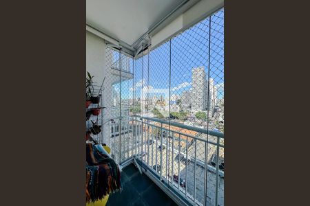 Varanda da Sala de apartamento à venda com 2 quartos, 46m² em Jardim Sabara, São Paulo