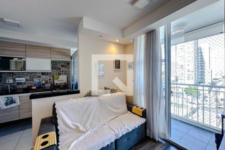 Sala de apartamento à venda com 2 quartos, 46m² em Jardim Sabara, São Paulo