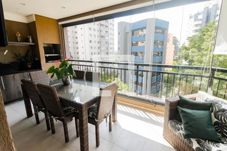 Varanda gourmet de apartamento à venda com 3 quartos, 161m² em Vila Suzana, São Paulo
