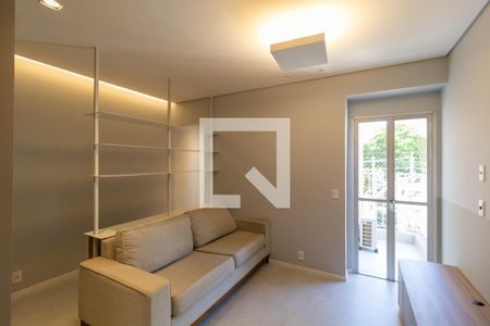 Salas de apartamento à venda com 1 quarto, 50m² em Cambuí, Campinas