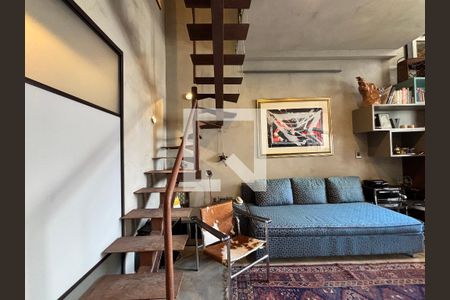 Sala/Cozinha de apartamento à venda com 1 quarto, 45m² em Vila Olímpia, São Paulo