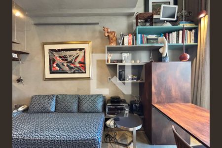 Sala/Cozinha de apartamento à venda com 1 quarto, 45m² em Vila Olímpia, São Paulo