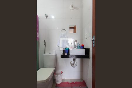 Banheiro da Suíte de apartamento à venda com 3 quartos, 136m² em Planalto, Belo Horizonte