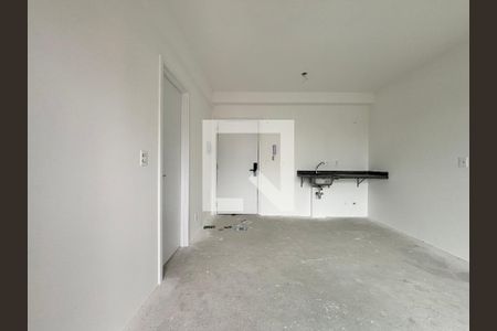Sala/Cozinha de apartamento à venda com 1 quarto, 34m² em Indianópolis, São Paulo