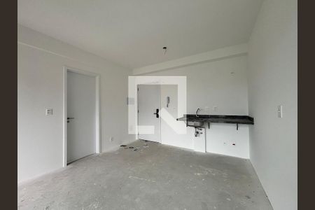 Sala/Cozinha de apartamento à venda com 1 quarto, 34m² em Indianópolis, São Paulo