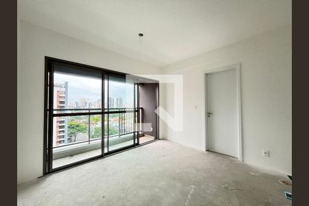 Sala/Cozinha de apartamento à venda com 1 quarto, 34m² em Indianópolis, São Paulo