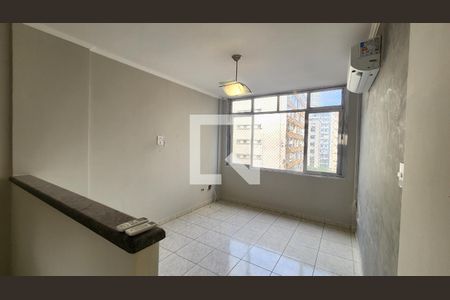 Sala de apartamento para alugar com 1 quarto, 72m² em Boqueirão, Santos