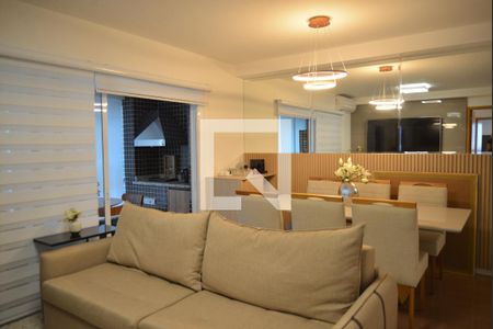 Sala de apartamento à venda com 3 quartos, 100m² em Vila Assunção, Santo André