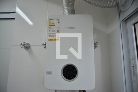 Área de Serviço de apartamento à venda com 3 quartos, 100m² em Vila Assunção, Santo André