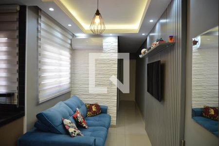 Sala de apartamento à venda com 2 quartos, 90m² em Parque Oratório, Santo André