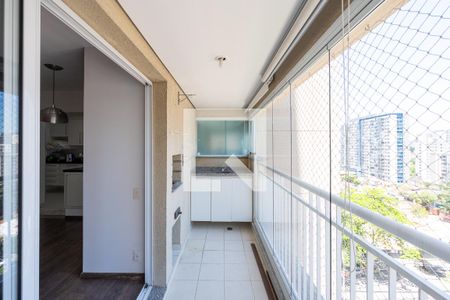 Varanda Gourmet de apartamento à venda com 3 quartos, 84m² em Vila Monte Alegre, São Paulo