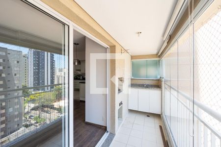 Varanda Gourmet de apartamento à venda com 3 quartos, 84m² em Vila Monte Alegre, São Paulo