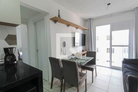 Sala/Cozinha de apartamento à venda com 2 quartos, 44m² em Vila Graciosa, São Paulo