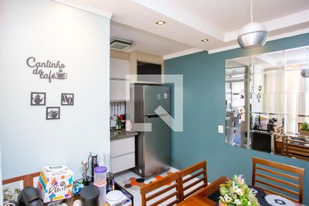 Sala de Jantar de apartamento à venda com 2 quartos, 56m² em Piraporinha, Diadema