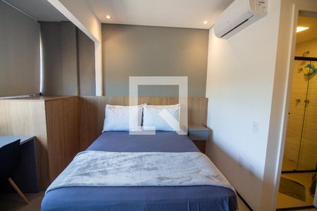 Sala / Quarto - Studio de kitnet/studio para alugar com 1 quarto, 22m² em Jardim das Acacias, São Paulo