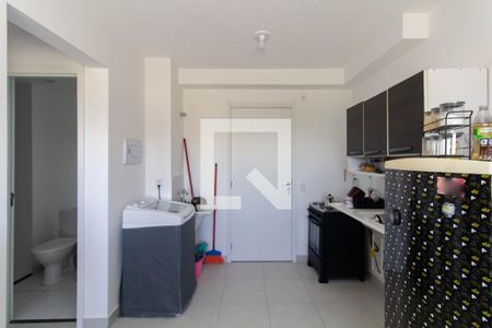 Sala/Cozinha de apartamento para alugar com 2 quartos, 34m² em Colônia (zona Leste), São Paulo