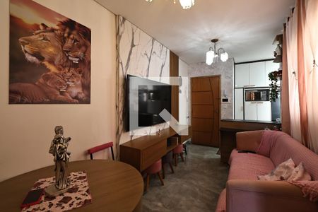 Sala de apartamento à venda com 2 quartos, 100m² em Jardim Ana Maria, Santo André