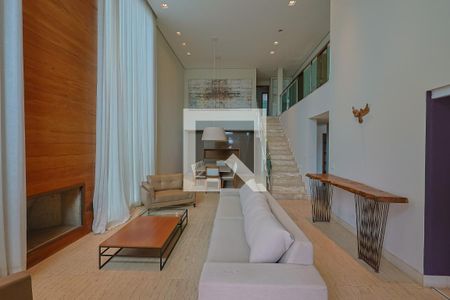 Sala  de casa de condomínio à venda com 5 quartos, 480m² em Alphaville - Lagoa dos Ingleses, Nova Lima