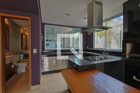 Área gourmet de casa de condomínio à venda com 5 quartos, 480m² em Alphaville - Lagoa dos Ingleses, Nova Lima