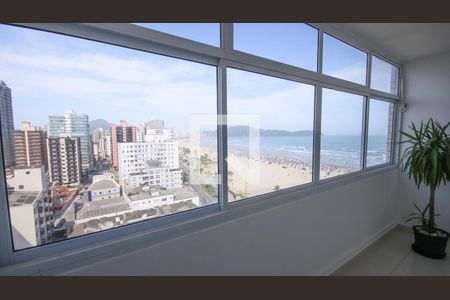 Vista da Sala de apartamento para alugar com 1 quarto, 69m² em Guilhermina, Praia Grande