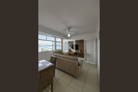 Sala de apartamento para alugar com 1 quarto, 69m² em Guilhermina, Praia Grande