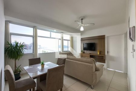 Sala de apartamento para alugar com 1 quarto, 69m² em Guilhermina, Praia Grande