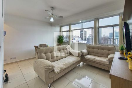 Sala de apartamento para alugar com 1 quarto, 69m² em Guilhermina, Praia Grande