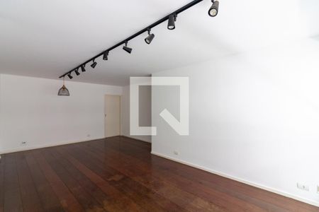 Sala de apartamento para alugar com 3 quartos, 116m² em Indianópolis, São Paulo