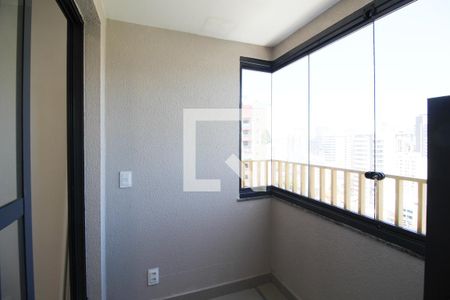 Varanda da Sala de apartamento para alugar com 1 quarto, 25m² em Vila Olímpia, São Paulo