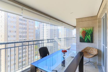 Varanda Gourmet  de apartamento à venda com 3 quartos, 94m² em Vila Gertrudes, São Paulo