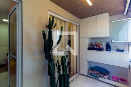 Varanda da Sala de apartamento à venda com 2 quartos, 45m² em Jardim Adutora, São Paulo