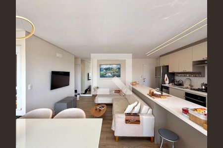 Sala de apartamento à venda com 3 quartos, 81m² em Santo Amaro, São Paulo