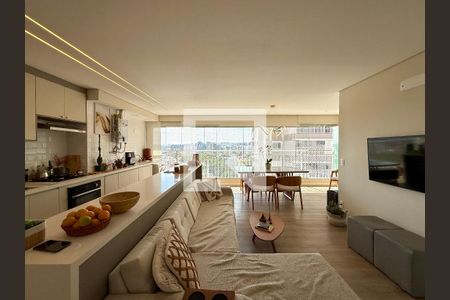 Sala de apartamento à venda com 3 quartos, 81m² em Santo Amaro, São Paulo