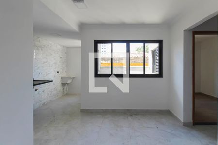 Sala/Cozinha de apartamento à venda com 2 quartos, 54m² em Vila Celeste, São Paulo