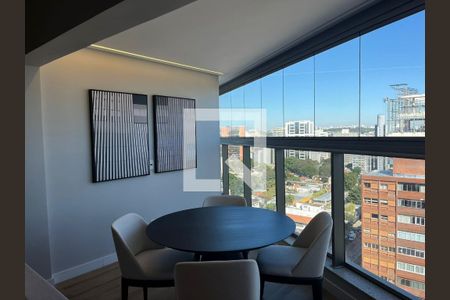 Varanda da Sala/Cozinha de apartamento para alugar com 2 quartos, 85m² em Pinheiros, São Paulo