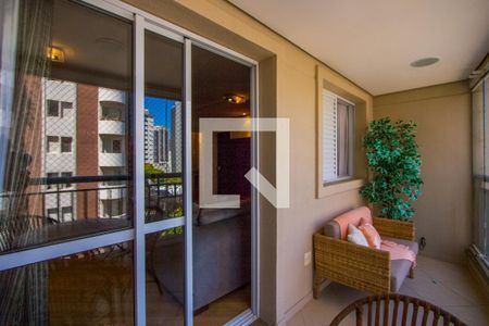 Varanda gourmet de apartamento à venda com 3 quartos, 125m² em Vila Bastos, Santo André