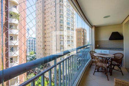 Varanda gourmet de apartamento à venda com 3 quartos, 125m² em Vila Bastos, Santo André