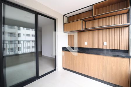 Varanda gourmet de apartamento para alugar com 3 quartos, 103m² em Shopping Park, Uberlândia